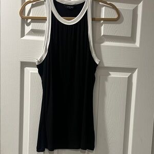 Chic Black and White Women's Tank Top